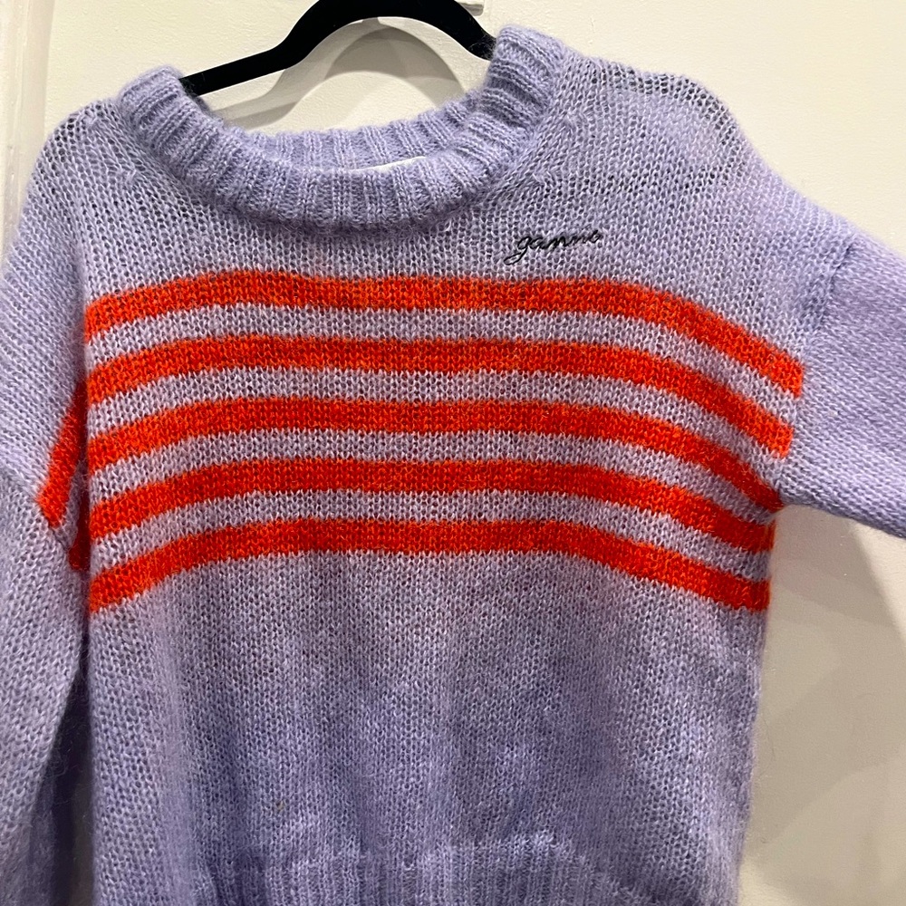 Ganni Light Purple Sweater